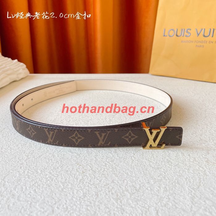 Louis Vuitton Belt 20MM LVB00060 Louis Vuitton Belt 20MM LVB00060